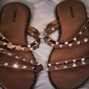 Torrid Tan Studded Sandals